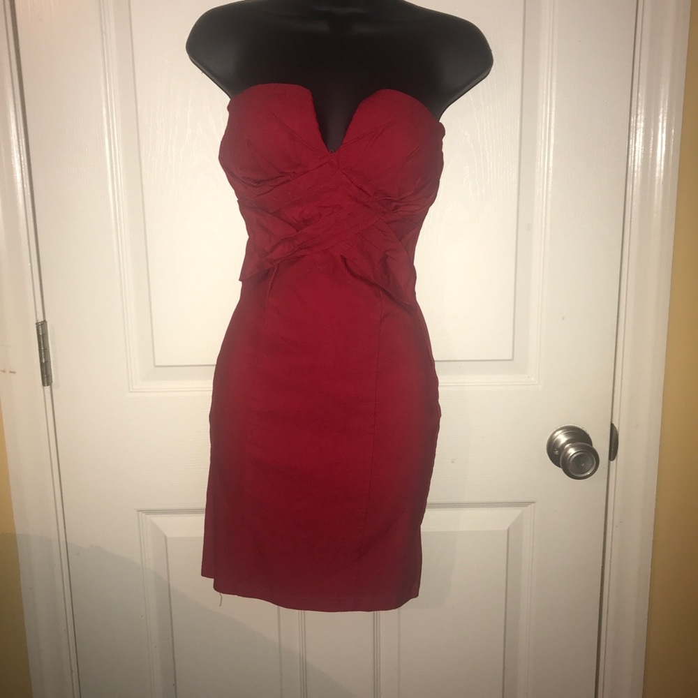 Women’s red dress size small.